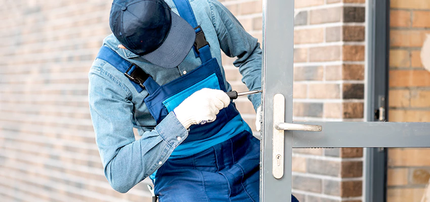 Pivot Storefront Door Locks Installation in Bloomington, California